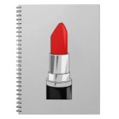 13479 RED LIPSTICK MAKEUP BEAUTY MODE STYLE SAL NOTITIEBOEK (Voorkant)