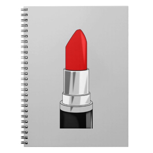 13479 RED LIPSTICK MAKEUP BEAUTY MODE STYLE SAL NOTITIEBOEK (Voorkant)