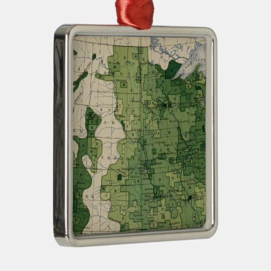 134 Waarde boerderij producten 1900 Metalen Ornament (Rechts)