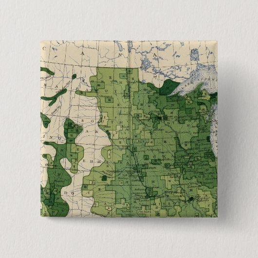 134 Waarde boerderij producten 1900 Vierkante Button 5,1 Cm (Voorkant)