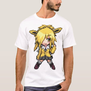 135 JOLTEON Girl Sprite Pixel Art — VOLLEDIG POKED T-shirt