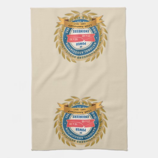 135e Jubileum handdoek (Verticaal)