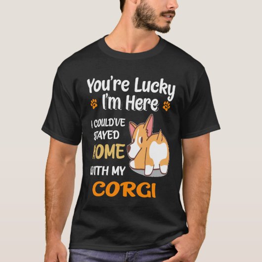 136 Je hebt geluk T-shirt (Voorkant)