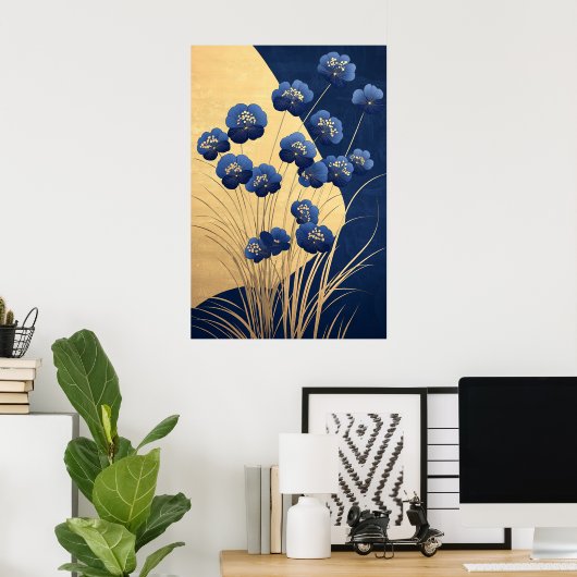 1373 Bloemen Poster (Thuiskantoor)