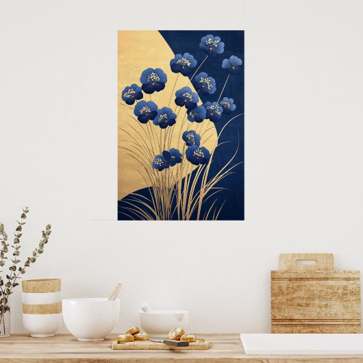1373 Bloemen Poster (Keuken)