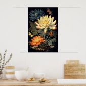 1375 Bloemen Poster (Keuken)