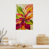 1376 Bloemen Poster (Keuken)