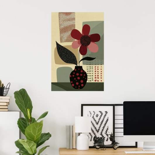 1379 Bloemen Poster (Thuiskantoor)