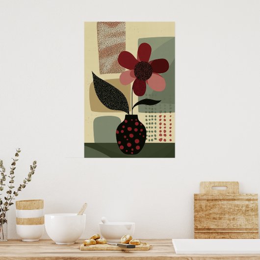 1379 Bloemen Poster (Keuken)
