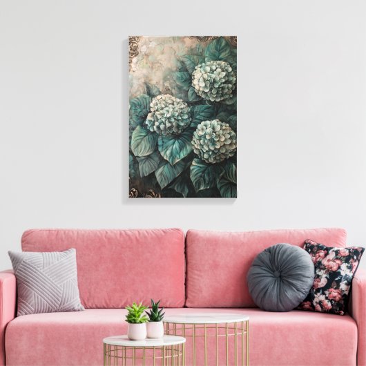 1380 Floral Canvas Afdruk (Insitu (Woonkamer))