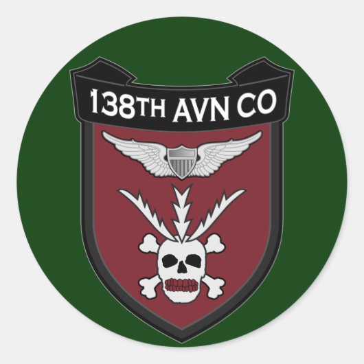 138e AVN Co - RR Vietnam Ronde Sticker (Voorkant)