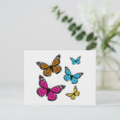 139 BUTTERFLIES VOOR CARTOON VAN KLEURSTOFFEN ASSO BRIEFKAART (Staand voorkant)