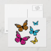 139 BUTTERFLIES VOOR CARTOON VAN KLEURSTOFFEN ASSO BRIEFKAART (Voorkant / Achterkant)