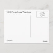 139E PENNSYLVANIA VRIJWILLIGERS BRIEFKAART (Achterkant)