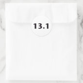 13.1 Cirkel Ronde Sticker (Tas)