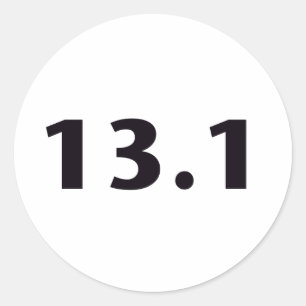 13.1 Cirkel Ronde Sticker