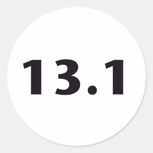 13.1 Cirkel Ronde Sticker (Voorkant)