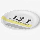 13.1 De betere halfhoge marathonloper Papieren Bordje (Gekanteld)