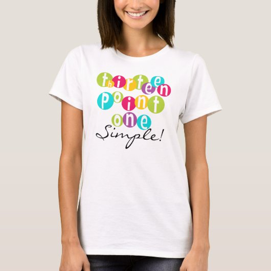 13.1 Eenvoudige T-shirts (Voorkant)