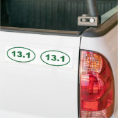 13.1 groen bumpersticker (Op Truck)