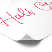 13.1 Halfgekke halve marathon die op loopbaanonder Poster (Hoek)