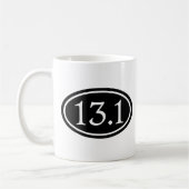 13.1 Halfmarathonovaal Koffiemok (Links)