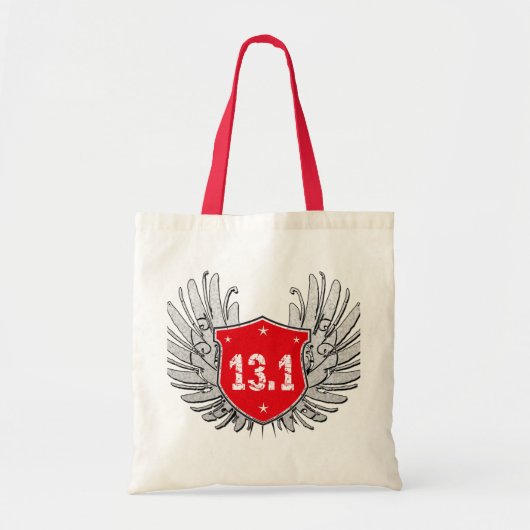 13.1 Halfmarathonschild Tote Bag (Voorkant)