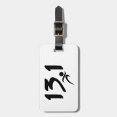 13.1 halve marathon bagagelabel (Voorkant verticaal)