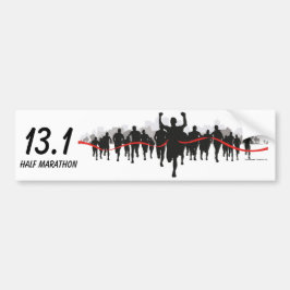 13.1 Halve marathon Bumpersticker