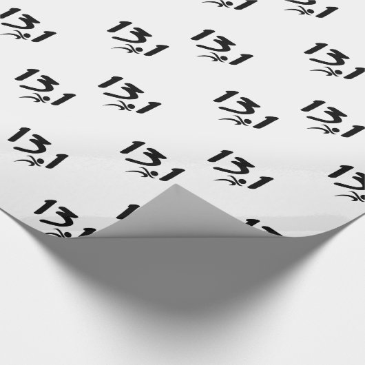 13.1 halve marathon cadeaupapier (Hoek)