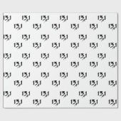 13.1 halve marathon cadeaupapier (Vlak)