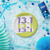 13.1 halve marathon papieren bordje (Feest)