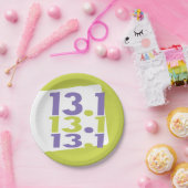 13.1 halve marathon papieren bordje (Feest)