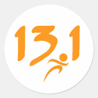 13.1 Halve marathon Ronde Sticker