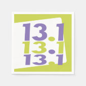 13.1 halve marathon servet (Voorkant)