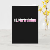 13.1 Halve marathontraining - Roze hardlopen Kaart (Gele Bloem)
