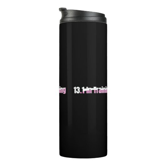 13.1 Halve marathontraining - Roze hardlopen Thermosbeker (Geroteerd rechts)