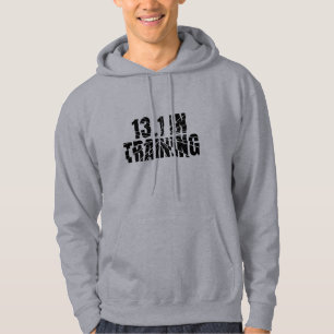 13.1 In opleiding met een halfslager gebroken glas Hoodie
