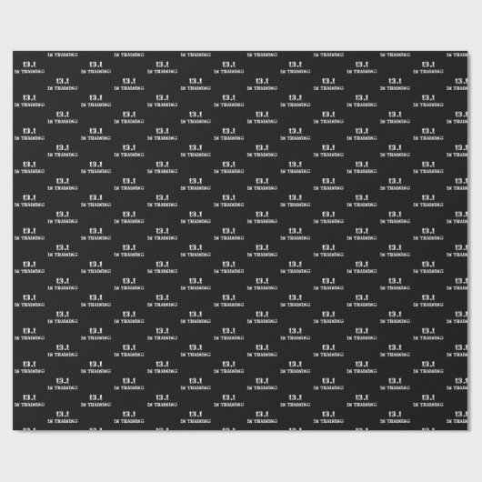 13.1 in Training Half Marathon Race - Running Cadeaupapier (Vlak)