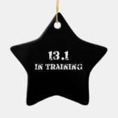 13.1 in Training Half Marathon Race - Running Keramisch Ornament (Voorkant)