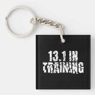 13.1 in training halve marathon lopen gebroken woo sleutelhanger