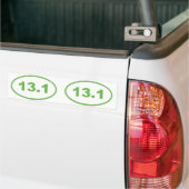 13.1 lichtgroen bumpersticker (Op Truck)