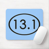 13,1 Miles Mousepad Muismat (Met muis)