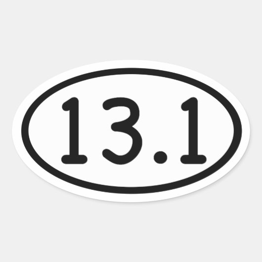 13.1 OVALE STICKER (Voorkant)