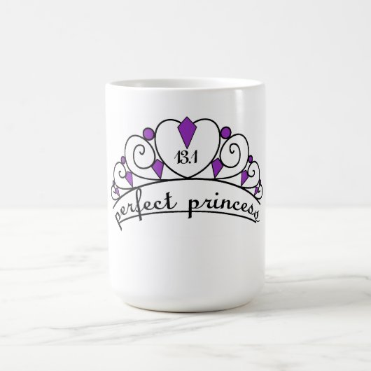 13.1 Perfecte prinses (paars) Koffiemok (Center)