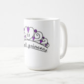 13.1 Perfecte prinses (paars) Koffiemok (Voorkant rechts)