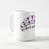 13.1 Perfecte prinses (paars) Koffiemok (Voorkant links)