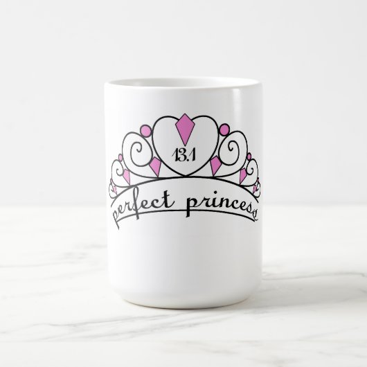 13.1 Perfecte prinses (roze) Koffiemok (Center)