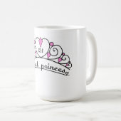 13.1 Perfecte prinses (roze) Koffiemok (Voorkant rechts)