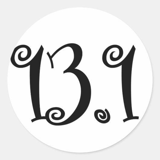 13.1 Runner Sticker (Voorkant)